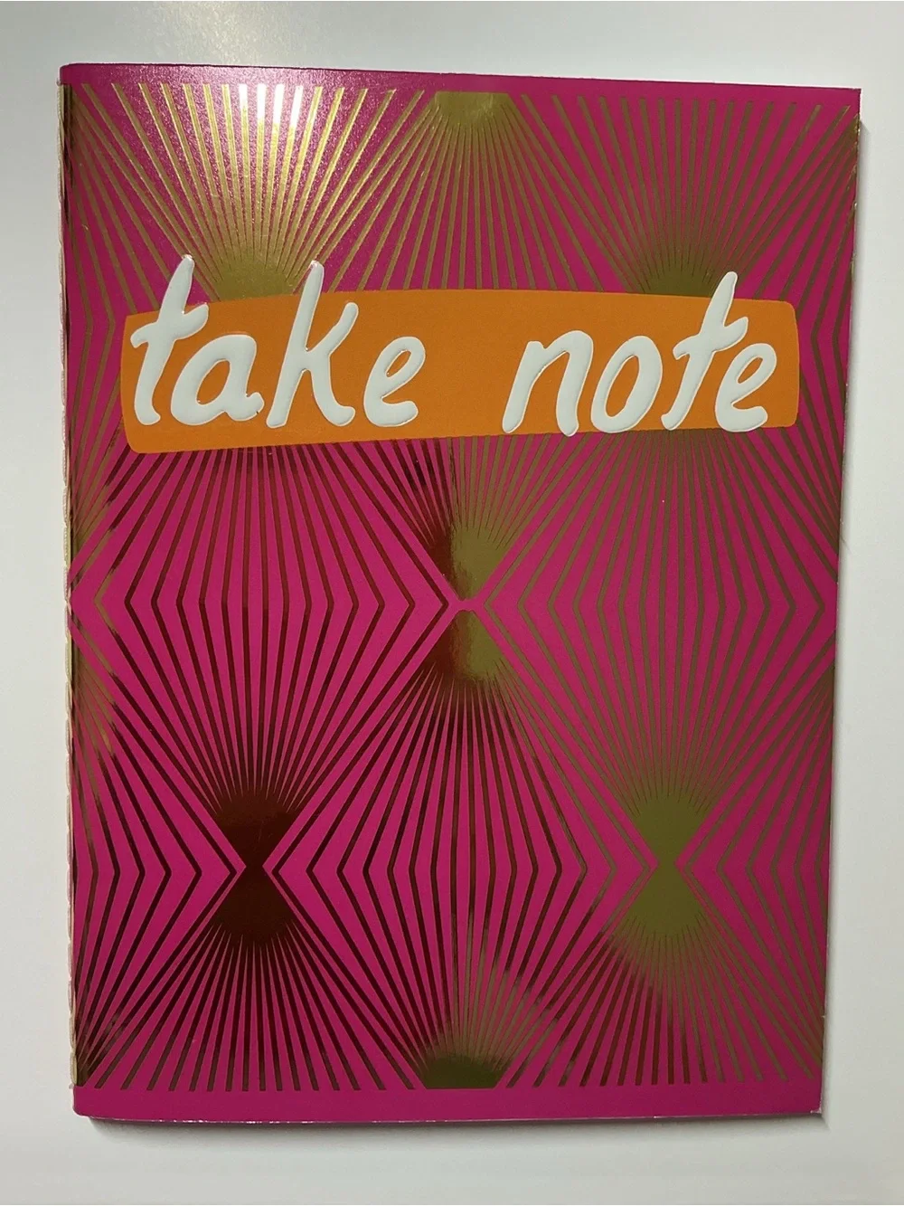 Take Note Burst & Pear Pattern Notebooks w/Gel Pen and Pencil